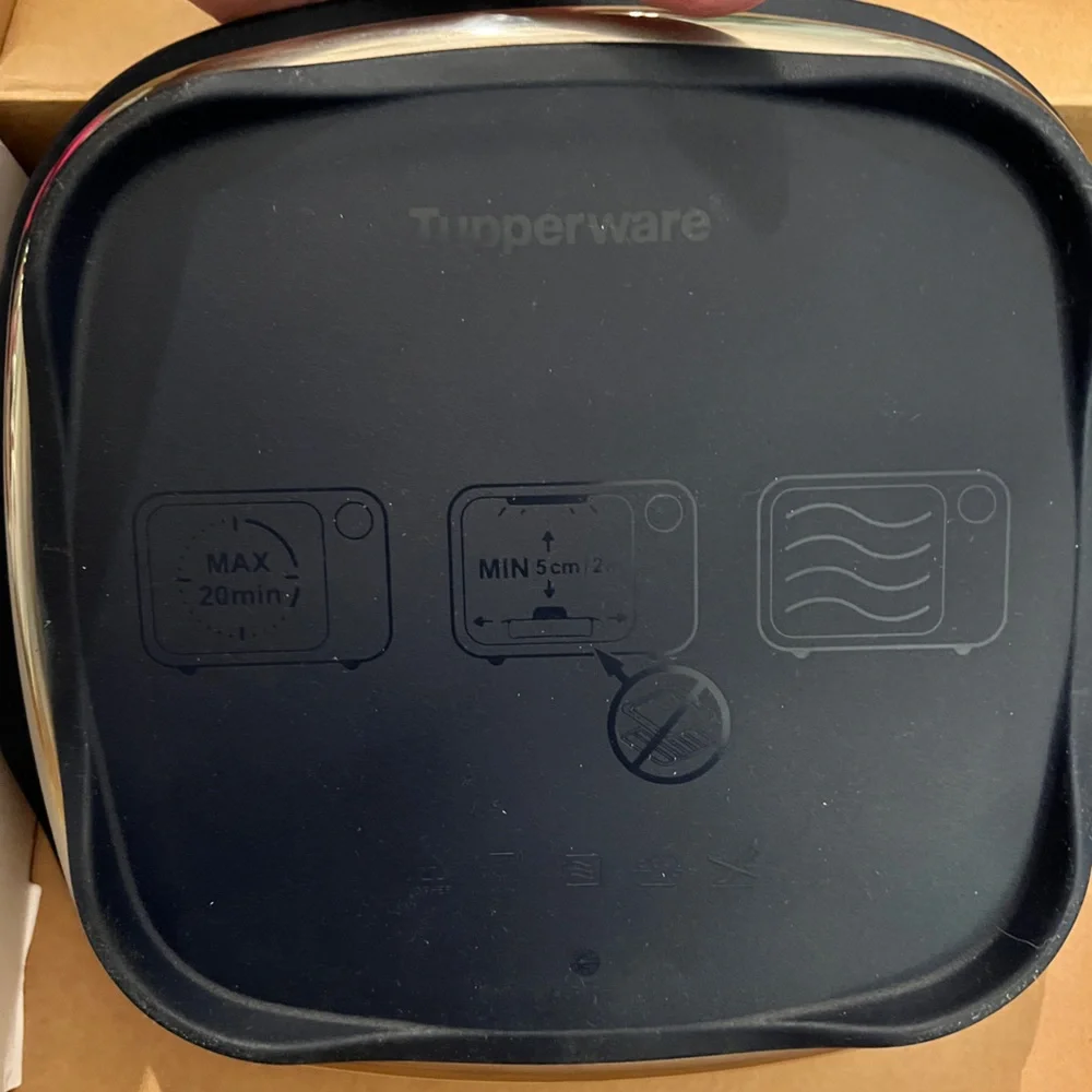 TUPPERWARE MicroPro Grill In Canyon Blue Microwave Grill NEW